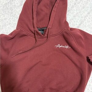 Alphalete Maroon Hoodie
